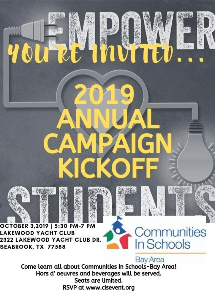 October 3: Communities in Schools 2019 Annual Campaign